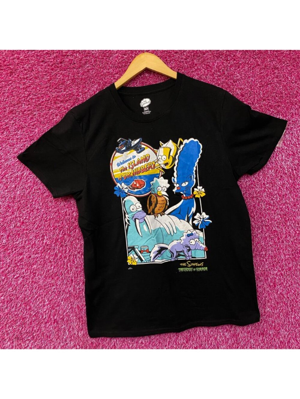 The Simpsons The Island Of Dr. Hibbert Treehouse Of Horror T-Shirt large - Picture 3 of 4